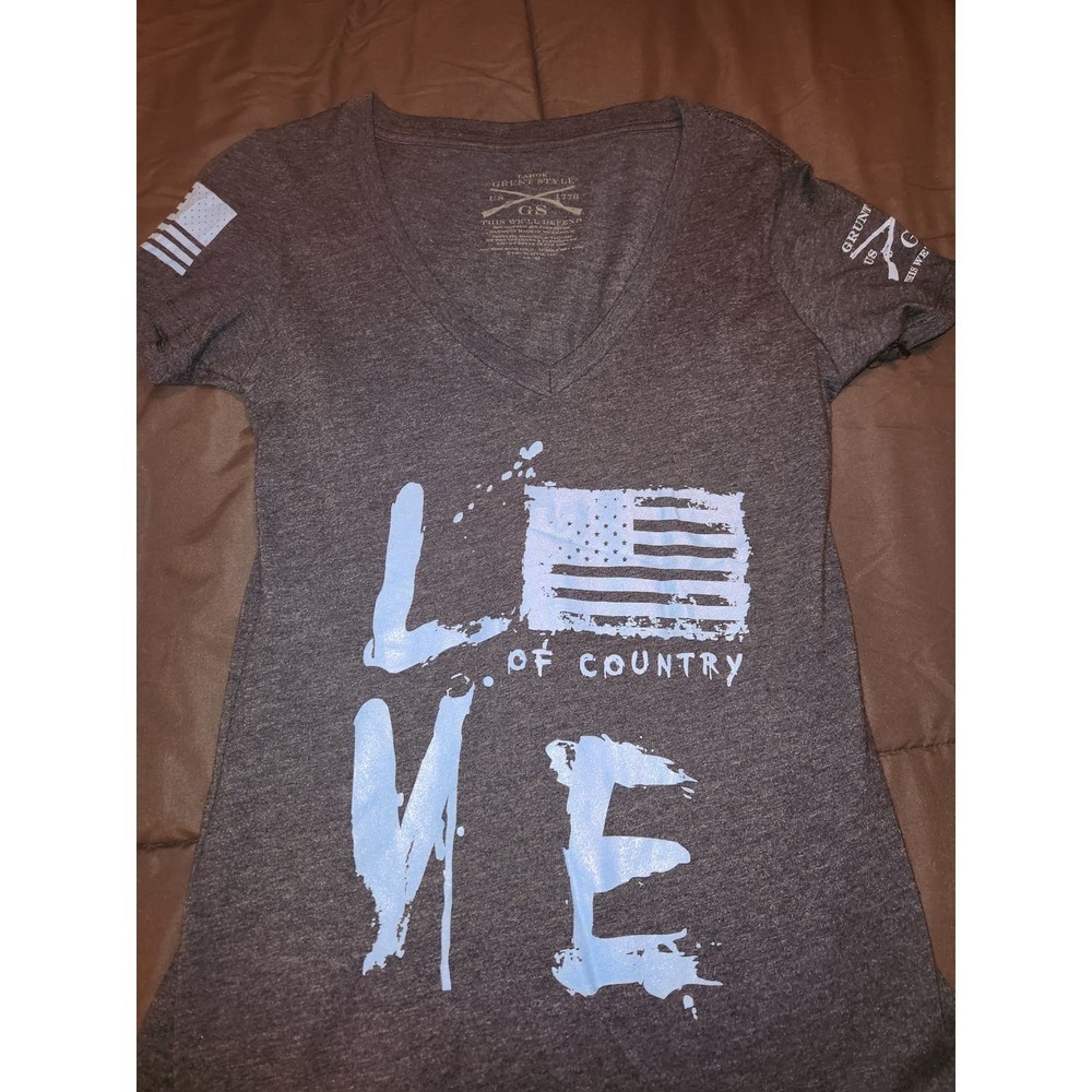 Grunt Style Womens For Love Of Country Tshirt
